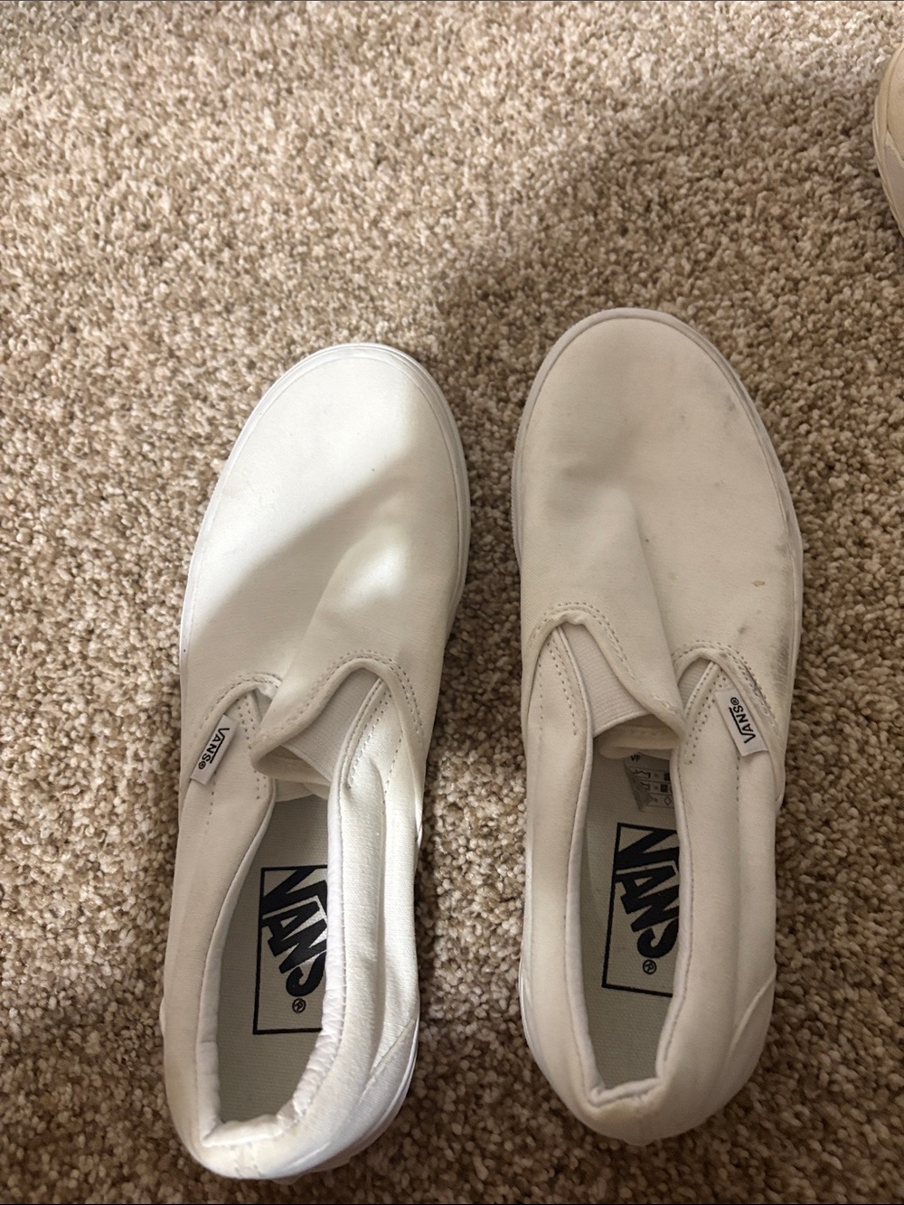 Vans Classic Slip-On Sneakers in White